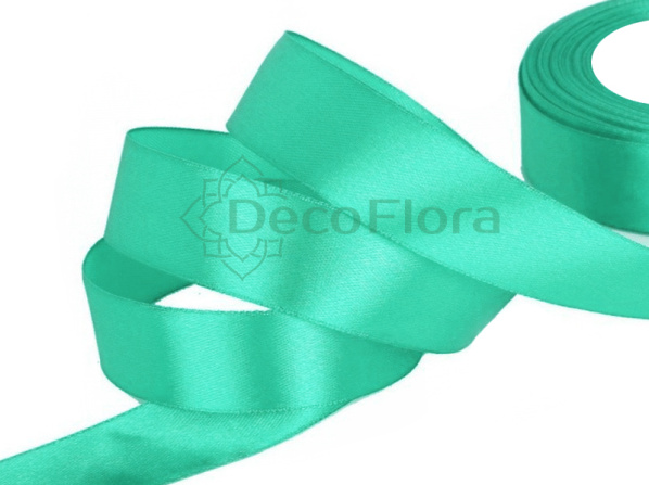 Лента атласная 4cm*20м - 093 - бирюзовый 