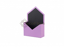 Кашпо-конверт для цветов 20*7*30см фиолетовый